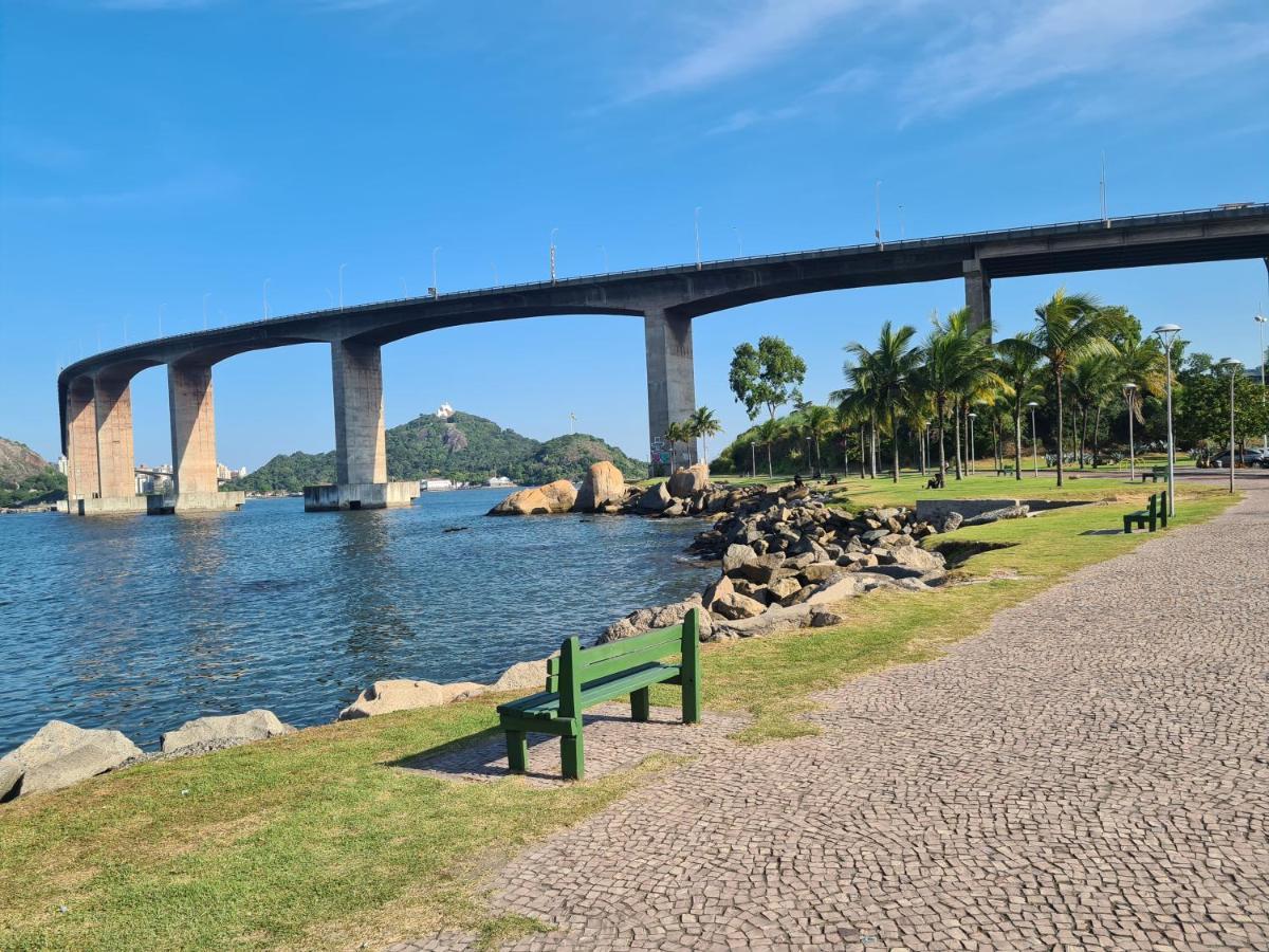 Flat Pasárgada 812, Free Bikes, pé na praia Vila Velha (Espirito Santo) Exterior foto