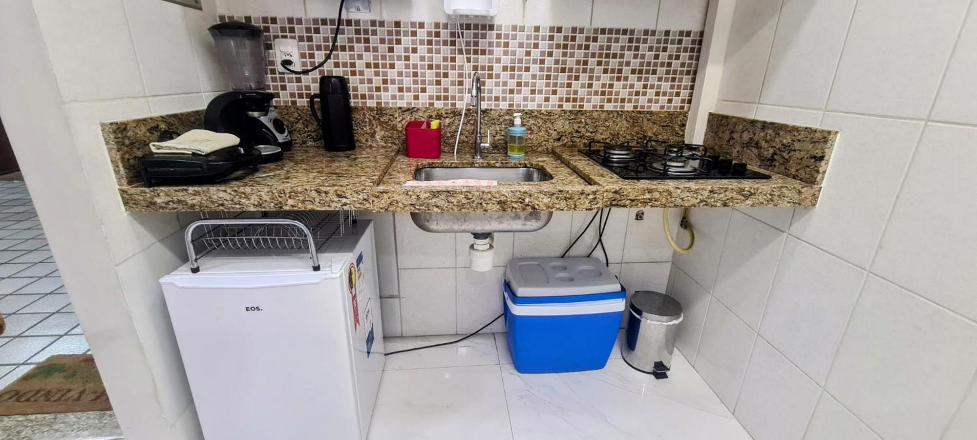 Flat Pasárgada 812, Free Bikes, pé na praia Vila Velha (Espirito Santo) Exterior foto