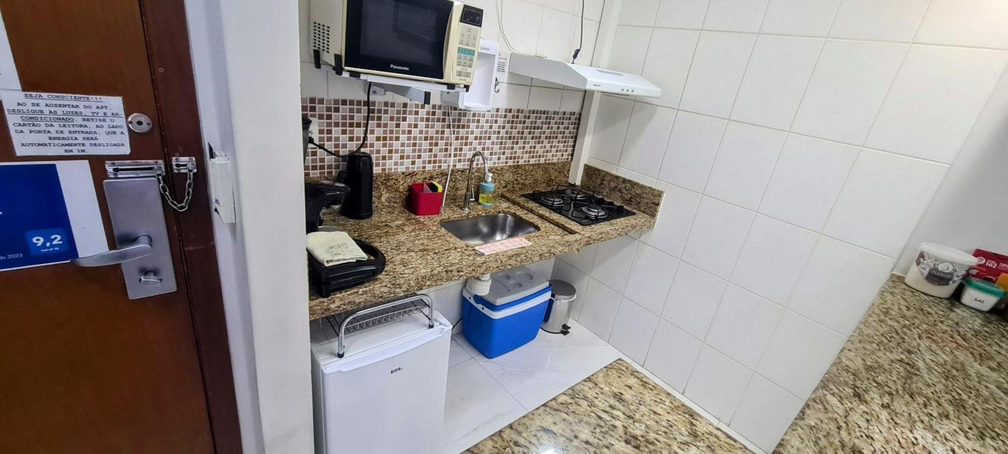 Flat Pasárgada 812, Free Bikes, pé na praia Vila Velha (Espirito Santo) Exterior foto
